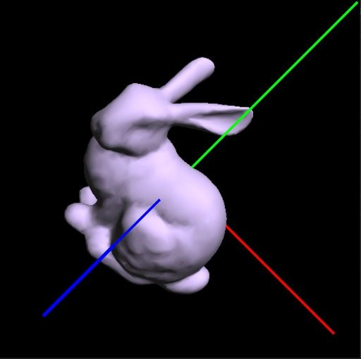 OBJ Model Viewer 프로젝트 화면