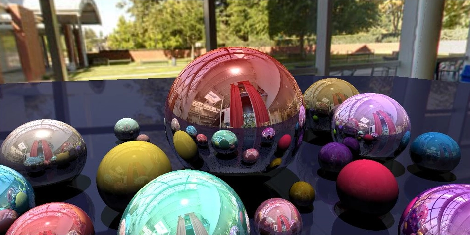 GPU Ray Tracer 프로젝트 화면